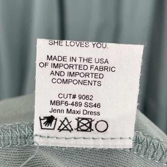 NWT Show Me Your MuMu Jenn V-Neck Sleeveless Bridesmaid Maxi Dress Size Small - Picture 10 of 12